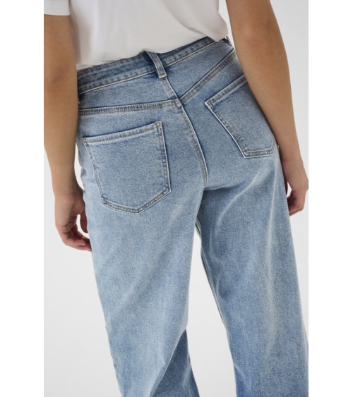 PANTALÓN VAQUERO KAMIALA DESGASTADO EN DEGRADÉ KAFFE