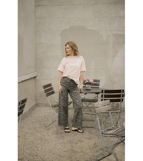 PANTALÓN KALEONDRA VAQUERO ANIMAL PRINT KAFFE