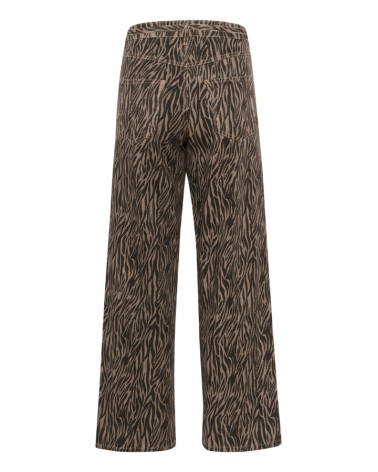PANTALÓN KALEONDRA VAQUERO ANIMAL PRINT KAFFE