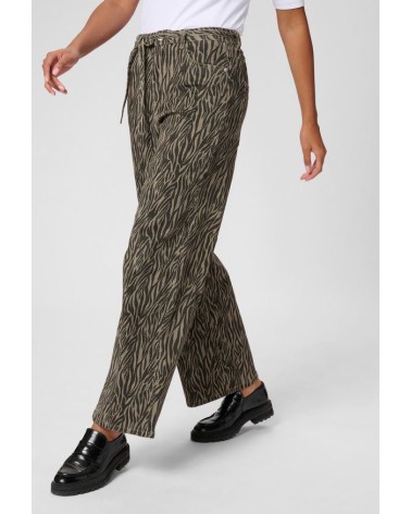 PANTALÓN KALEONDRA VAQUERO ANIMAL PRINT KAFFE