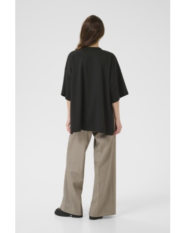CAMISETA KAJENNY OVERSIZE CON ABERTURAS KAFFE