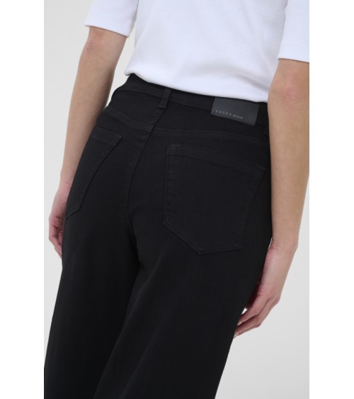 PANTALÓN VAQUERO KAMEADOW DE PERNERA ANCHA KAFFE