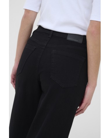 PANTALÓN VAQUERO KAMEADOW DE PERNERA ANCHA KAFFE