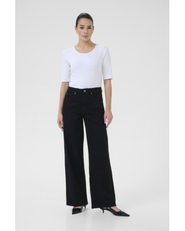 PANTALÓN VAQUERO KAMEADOW DE PERNERA ANCHA KAFFE