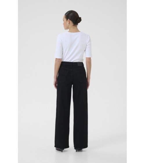 PANTALÓN VAQUERO KAMEADOW DE PERNERA ANCHA KAFFE