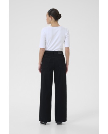 PANTALÓN VAQUERO KAMEADOW DE PERNERA ANCHA KAFFE