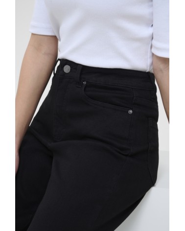 PANTALÓN VAQUERO KAMEADOW DE PERNERA ANCHA KAFFE