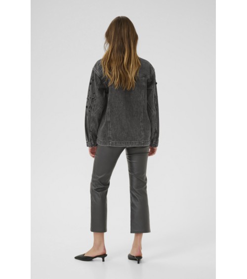 SOBRECAMISA DENIM OVERSIZE CON ABALORIOS KAFFE