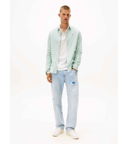 CAMISA OXFORD DE ALGODÓN TOMMY JEANS