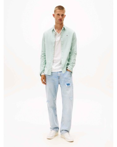CAMISA OXFORD DE ALGODÓN TOMMY JEANS