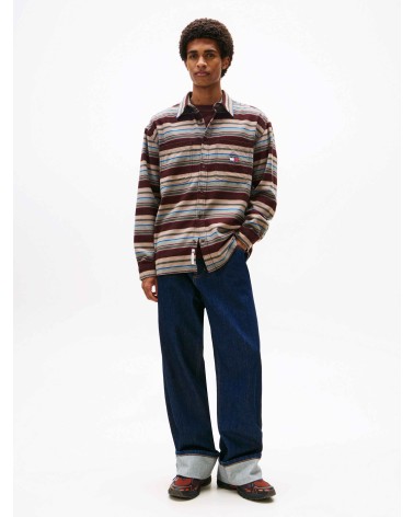 SOBRECAMISA A RAYAS DE FRANELA TOMMY JEANS