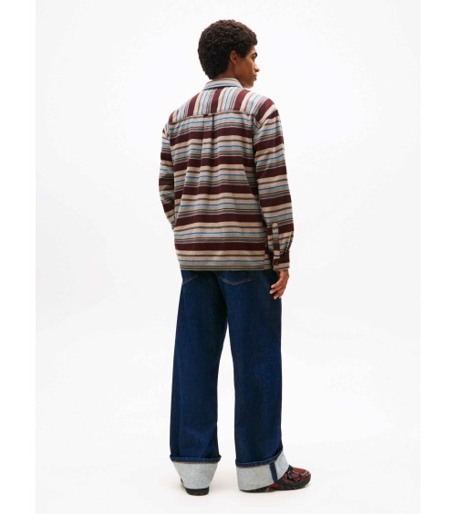 SOBRECAMISA A RAYAS DE FRANELA TOMMY JEANS
