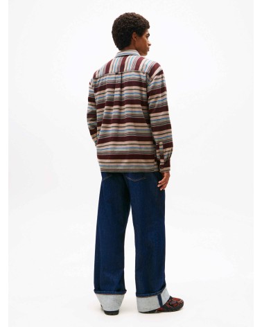 SOBRECAMISA A RAYAS DE FRANELA TOMMY JEANS