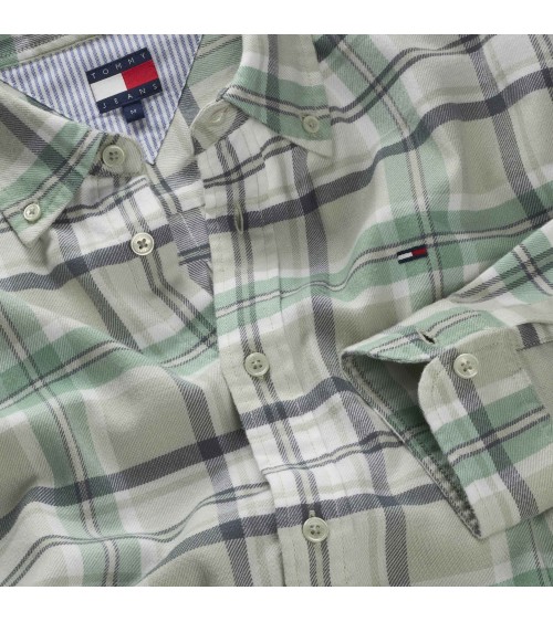CAMISA CUADROS DE ALGODÓN TOMMY JEANS