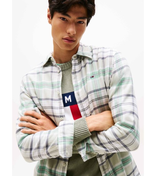 CAMISA CUADROS DE ALGODÓN TOMMY JEANS