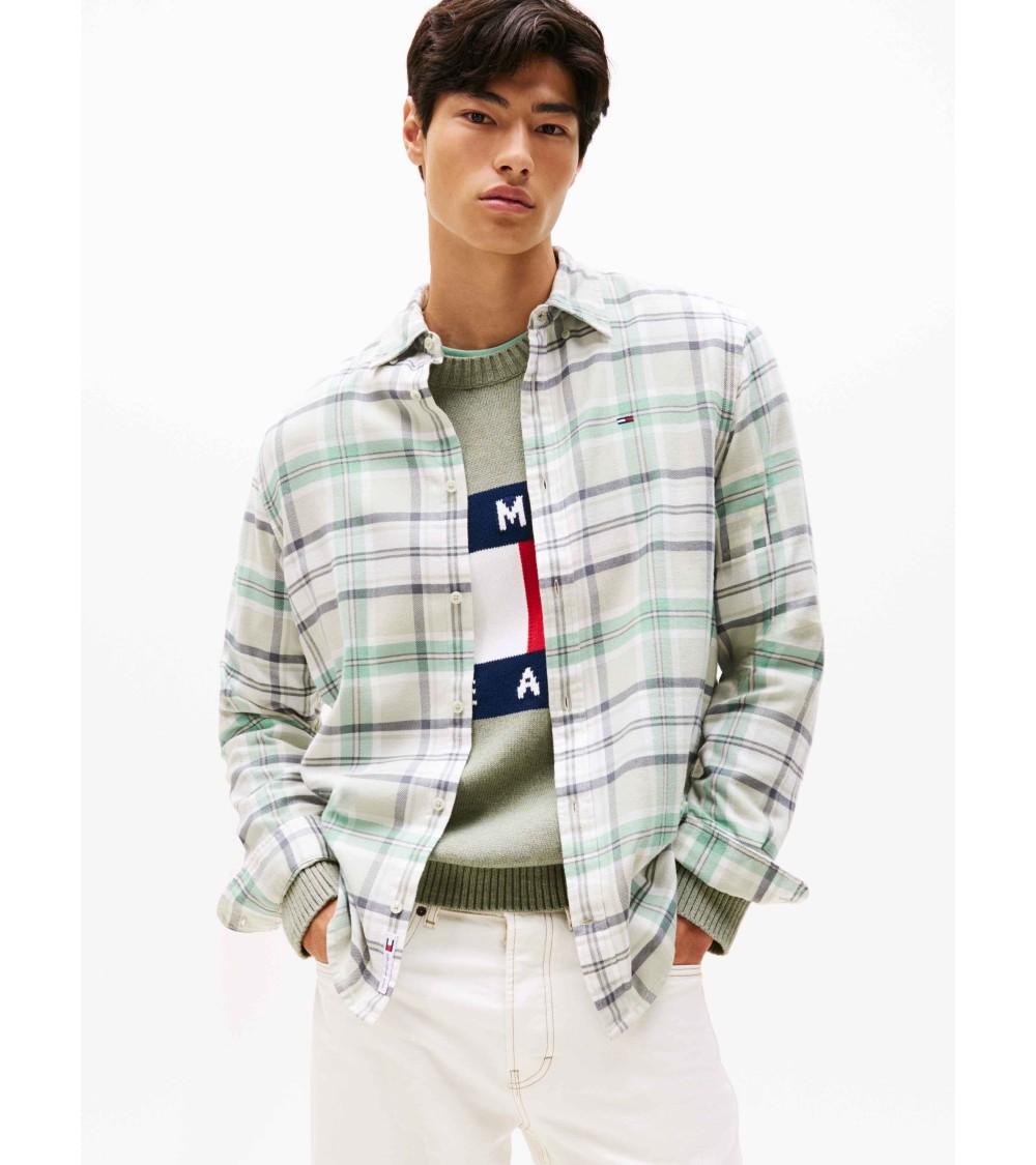 CAMISA CUADROS DE ALGODÓN TOMMY JEANS