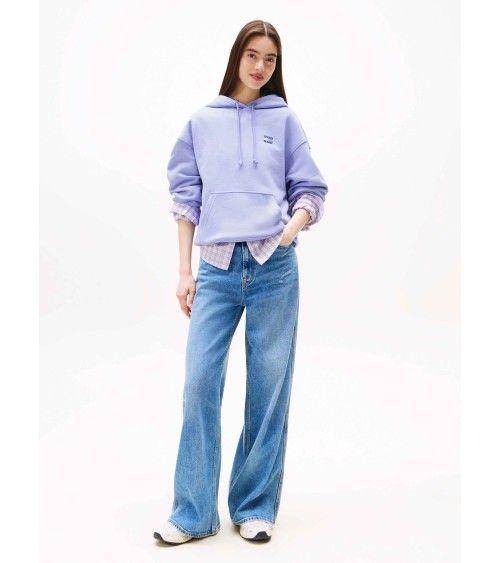 SUDADERA HOODIE OVERSIZE CON LOGO A TONO TOMMY JEANS
