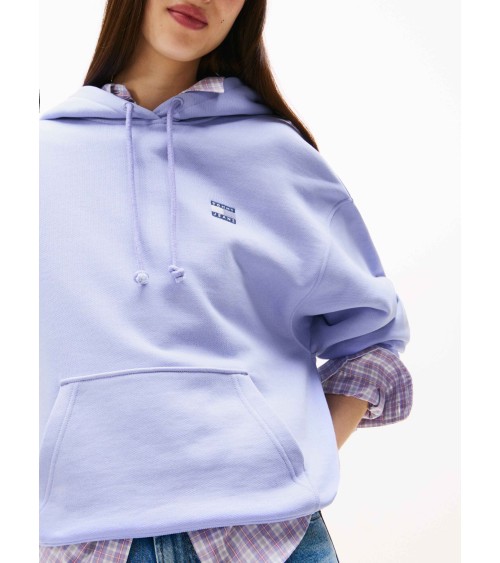 SUDADERA HOODIE OVERSIZE CON LOGO A TONO TOMMY JEANS