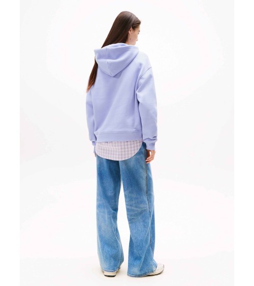 SUDADERA HOODIE OVERSIZE CON LOGO A TONO TOMMY JEANS
