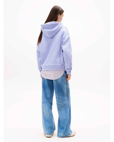 SUDADERA HOODIE OVERSIZE CON LOGO A TONO TOMMY JEANS