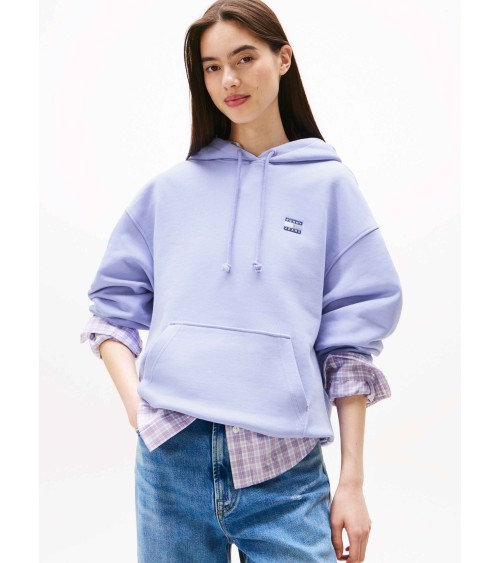 SUDADERA HOODIE OVERSIZE CON LOGO A TONO TOMMY JEANS