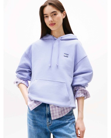 SUDADERA HOODIE OVERSIZE CON LOGO A TONO TOMMY JEANS