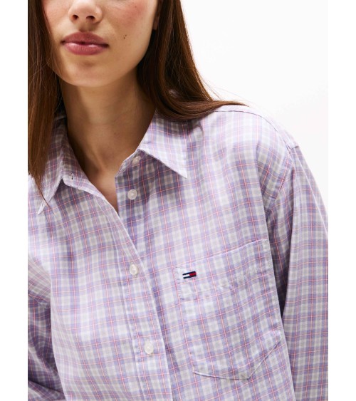CAMISA OVERSIZE DE CUADROS TOMMY JEANS
