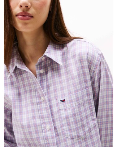 CAMISA OVERSIZE DE CUADROS TOMMY JEANS