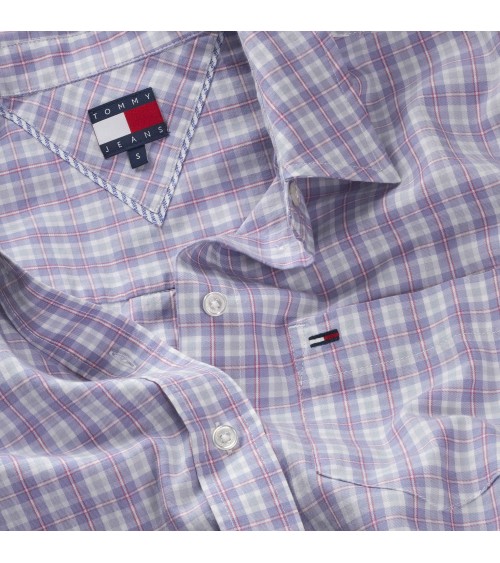 CAMISA OVERSIZE DE CUADROS TOMMY JEANS