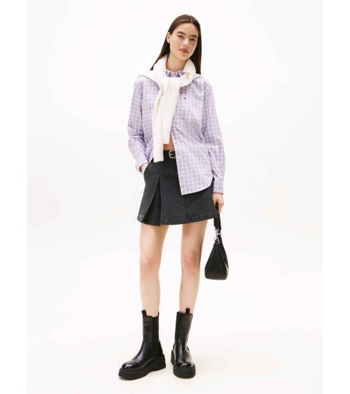 CAMISA OVERSIZE DE CUADROS TOMMY JEANS