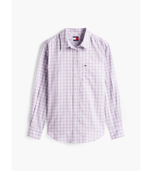 CAMISA OVERSIZE DE CUADROS TOMMY JEANS