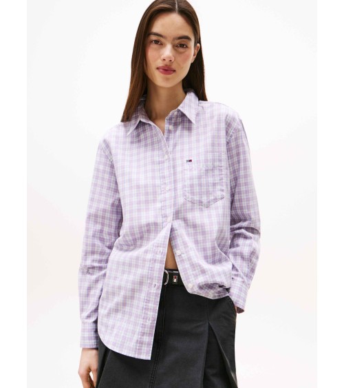 CAMISA OVERSIZE DE CUADROS TOMMY JEANS