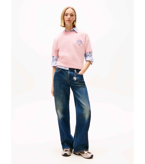 CAMISETA LOGO CORAZÓN TOMMY JEANS MUJER