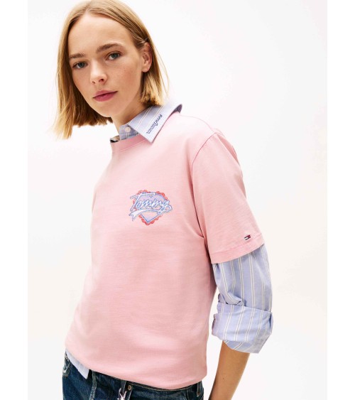CAMISETA LOGO CORAZÓN TOMMY JEANS MUJER
