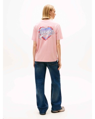 CAMISETA LOGO CORAZÓN TOMMY JEANS MUJER