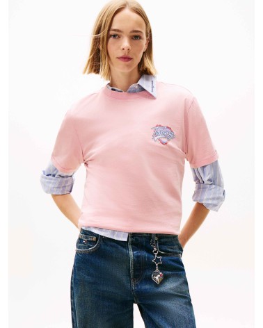 CAMISETA LOGO CORAZÓN TOMMY JEANS MUJER