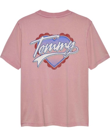 CAMISETA LOGO CORAZÓN TOMMY JEANS MUJER