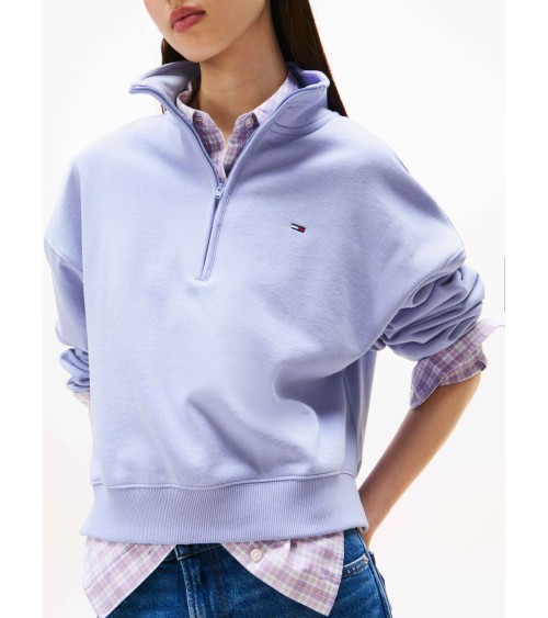 SUDADERA OVERSIZE MEDIA CREMALLERA TOMMY JEANS