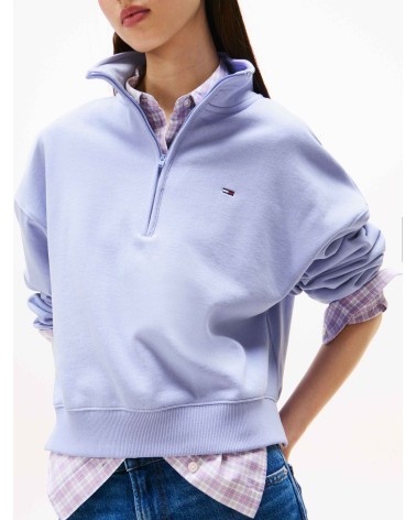 SUDADERA OVERSIZE MEDIA CREMALLERA TOMMY JEANS