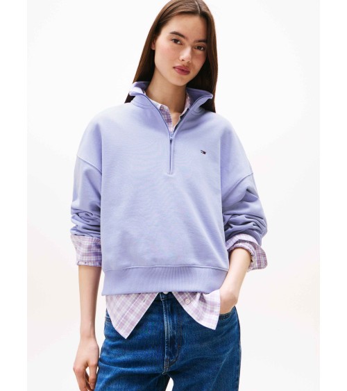 SUDADERA OVERSIZE MEDIA CREMALLERA TOMMY JEANS