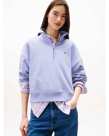 SUDADERA OVERSIZE MEDIA CREMALLERA TOMMY JEANS
