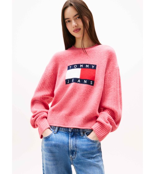 JERSEY OVERSIZE DE PUNTO JASPEADO TOMMY JEANS