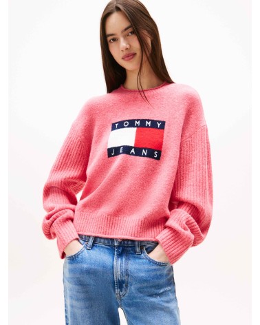 JERSEY OVERSIZE DE PUNTO JASPEADO TOMMY JEANS