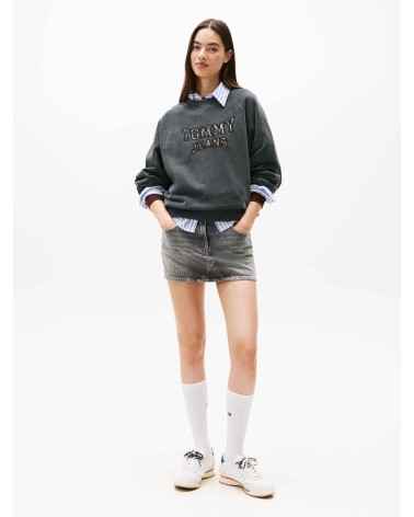 SUDADERA OVERSIZE LOGO ANIMAL PRINT TOMMY JEANS