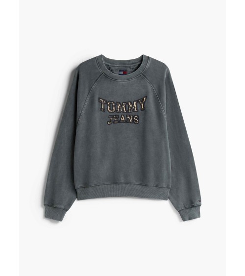 SUDADERA OVERSIZE LOGO ANIMAL PRINT TOMMY JEANS