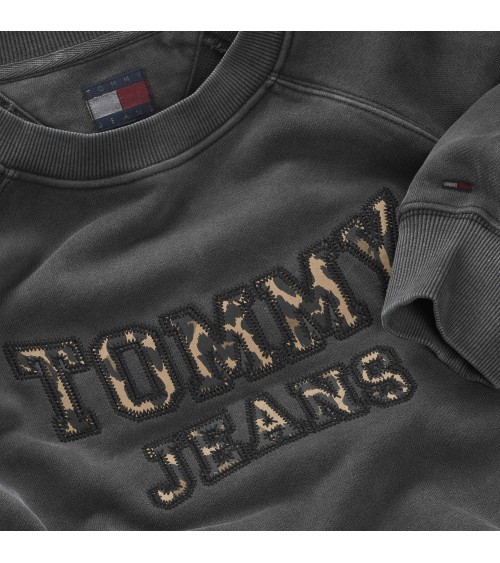 SUDADERA OVERSIZE LOGO ANIMAL PRINT TOMMY JEANS