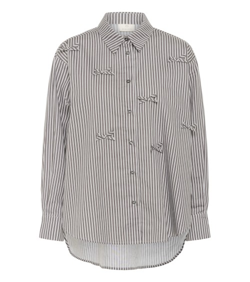 CAMISA OVERSIZE CON LAZOS KAMARIANNE DE KAFFE