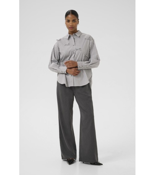 CAMISA OVERSIZE CON LAZOS KAMARIANNE DE KAFFE