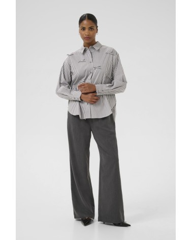 CAMISA OVERSIZE CON LAZOS KAMARIANNE DE KAFFE