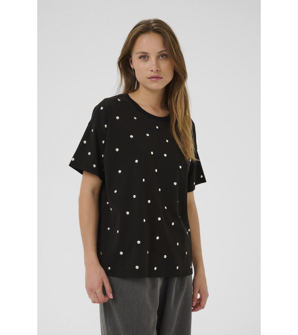 CAMISETA OVERSIZE CON TACHUELAS KAHELEN DE KAFFE